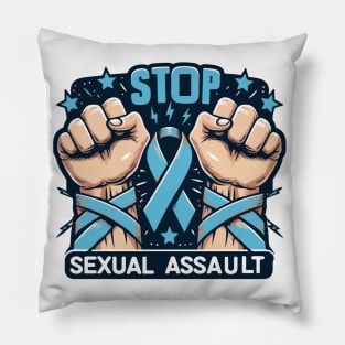 Stop Sexual Assault - SAAM Pillow