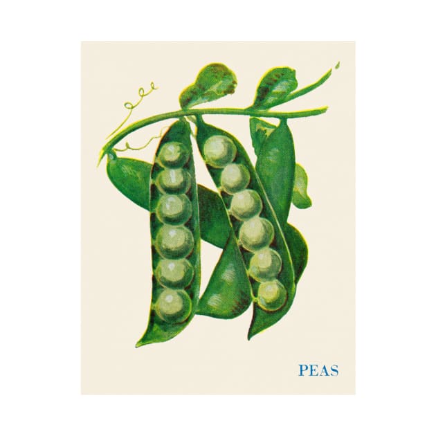 Illustration of Peas (1915) by WAITE-SMITH VINTAGE ART