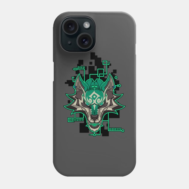 CyberWolf Hero Phone Case by TheTeenosaur