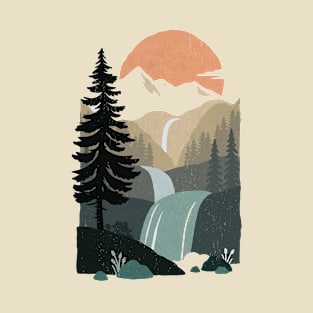 Mountain Pine Forest Awaits Adventure Lovers - Wanderlust T-Shirt