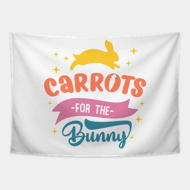 Carrots for the bunny Tapestry by Hany Khattab