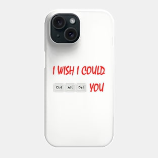 ctrl alt delete Phone Case