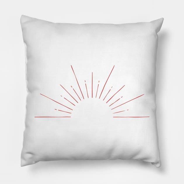 Sunny Day Pillow by Mihadom