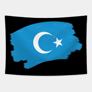 Free the Uyghurs - Save Uyghur Flag Tapestry