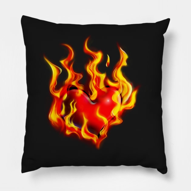 Set Aflame Pillow by Destro