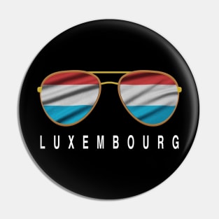 Luxembourg Sunglasses, Luxembourg Flag, Luxembourg gift ,  Luxembourger , Pin