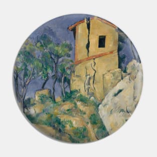 The House with the Cracked Walls by Paul Cezanne Pin