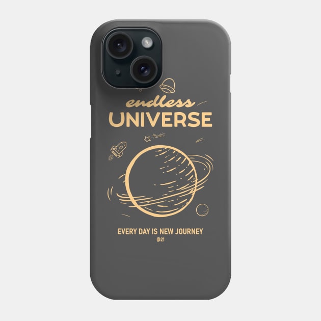 Endless Universe Phone Case by Twin One