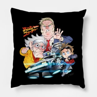 Back to the Future Manga Style Pillow