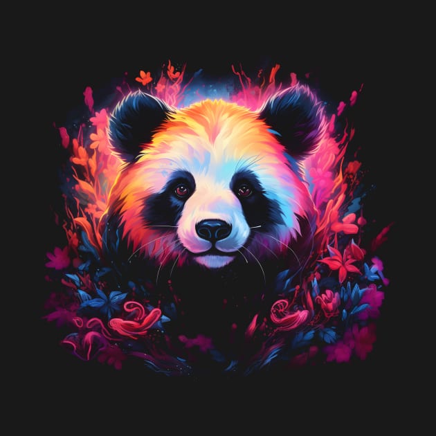 Neon Panda #2 by Everythingiscute