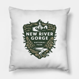 New River Gorge National Park West Virginia Pillow