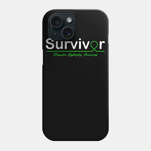 Muscular Dystrophy Awareness Survivor Heartbeat Phone Case by KHANH HUYEN