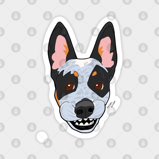 Cattle Dog Magnet by ApolloOfTheStars