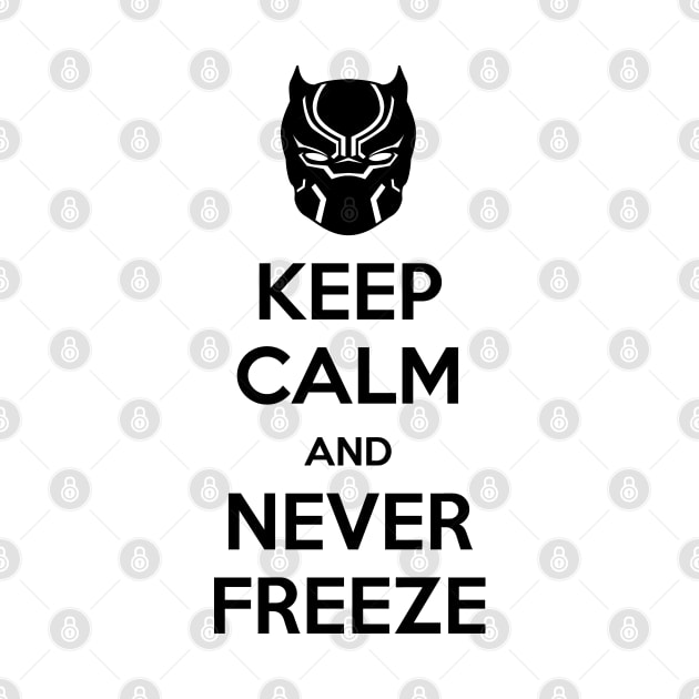 Black Panther - KEEP CALM (black graphics) by Paranoid Mind Creations