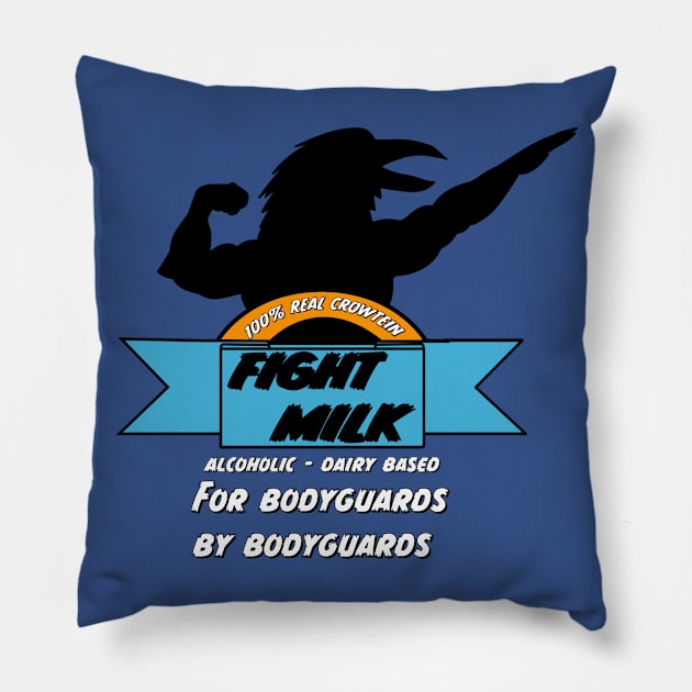 Fight Milk Pillow by Drawin4U