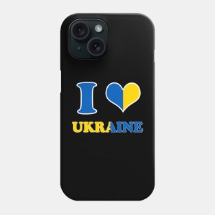 I LOVE UKRAINE Phone Case