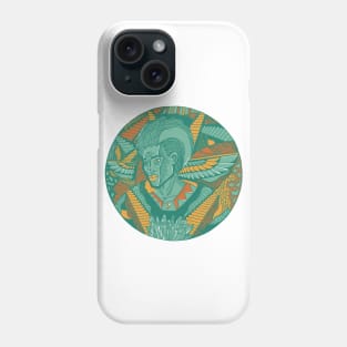 Mountain Green Wise Afro King Phone Case