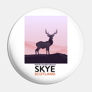 Skye Scotland travel poster Pin