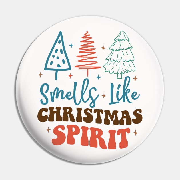 Smells Like Christmas Spirit Pin by MZeeDesigns