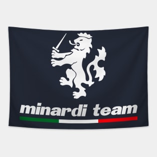 Minardi F-1 Team Vintage Art Tapestry