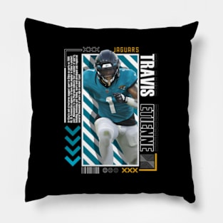 Travis Etienne Paper Version 10 Pillow