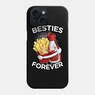 Besties Forever Ketchup & Fries Friendship Best Food Friend Phone Case