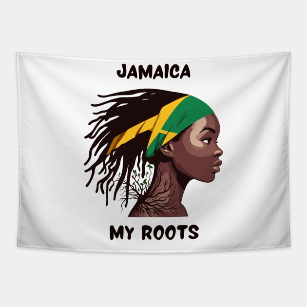 Jamaica My Roots Tapestry by Graceful Designs