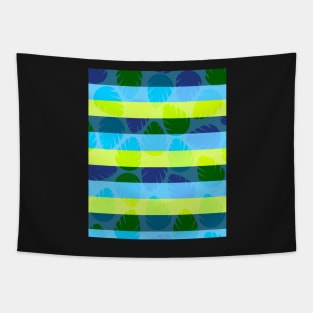 Tropical stripes Tapestry