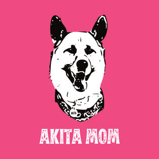 Akita Mom Akita Inu Graphic T-Shirt