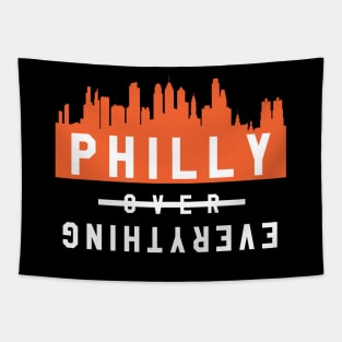 Philly over Everything - Black/Orange Tapestry