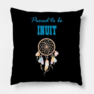 Native American Inuit Dreamcatcher 50 Pillow