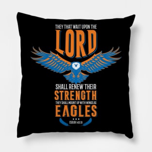 Wings Like Eagles Isaiah 40 31 Christian Bible Verse Pillow