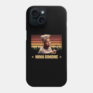 Soulful Chronicles The Journey of Nina Simone in Pictures Phone Case