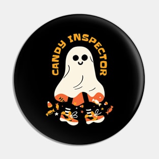 Ghostly Candy Inspector Pin