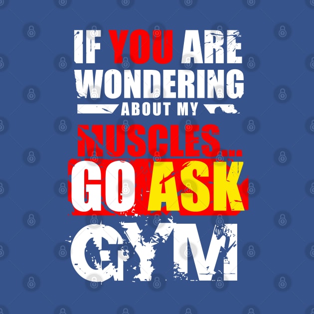 Funny fitness.  Go Ask Gym by PrintArtdotUS