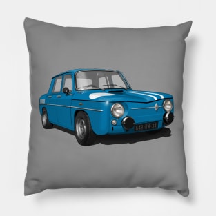 Renault R8 Gordini blue Pillow