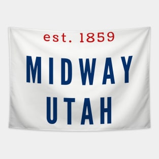 Midway Utah Est 1859 Tapestry