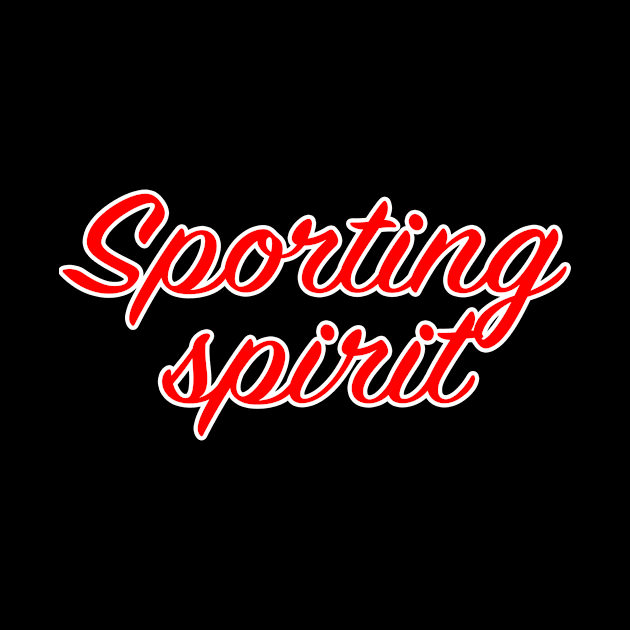 Sporting Spirit T-Shirt by lenn