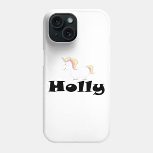 Holly Unicorn Phone Case