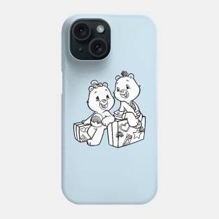 Twin care bears Phone Case