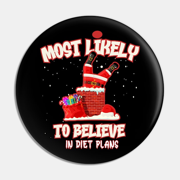 Funny Cristmas Most Likely To Believe in Diet Plans Pin by Cute Pets Graphically