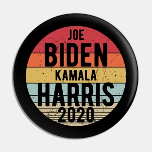 Retro Joe Biden Kamala Harris 2020 Pin