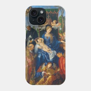 Feast of Rose Garlands by Albrecht Durer Phone Case