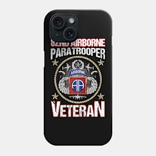 82nd Airborne Paratrooper Veteran Phone Case