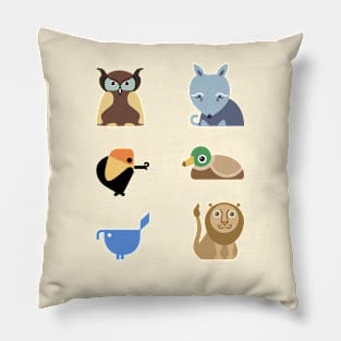 Animal Group Pillow