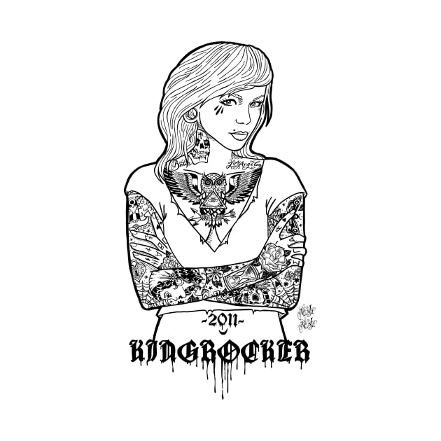 Tattooed Girl by Kingrocker Clothing