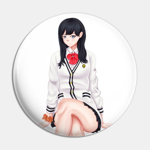 Rikka SSSS Gridman Pin by Antonydraws