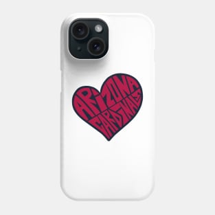 Cardinal hockey warp text Phone Case