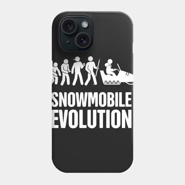 Snowmobile Evolution Phone Case by MeatMan