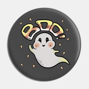 Candy Corn Ghost Pin